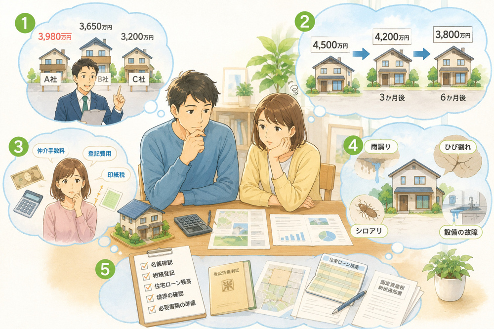 不動産売却でよくある失敗例5選｜後悔しないためのポイントの画像