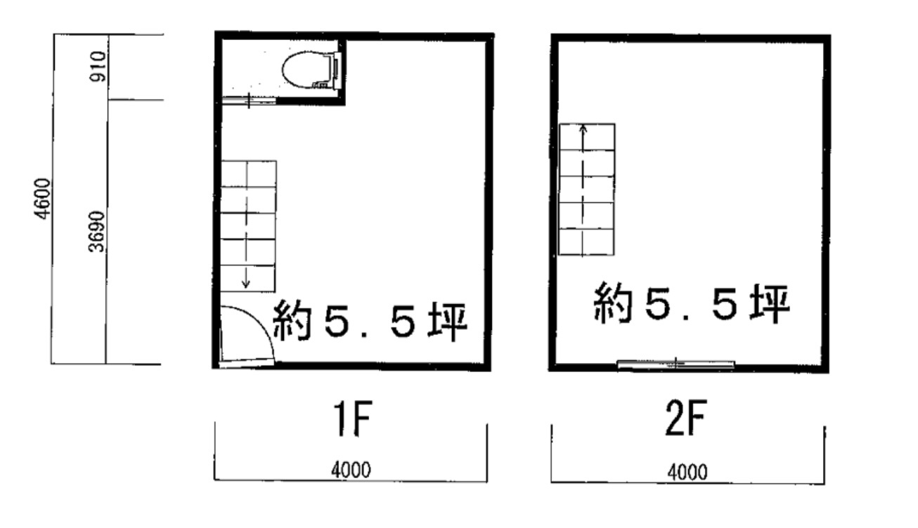 三国商店街！路面１棟貸店舗！約１１坪！重飲食店相談！の画像
