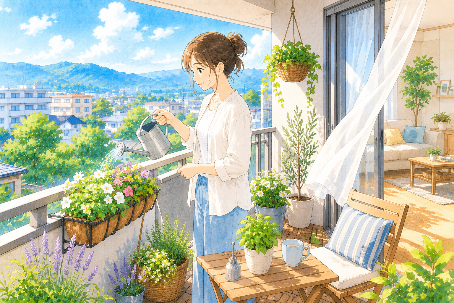 ベランダをもっと快適に使うコツ｜賃貸住宅で守りたいルールと活用アイデアの画像