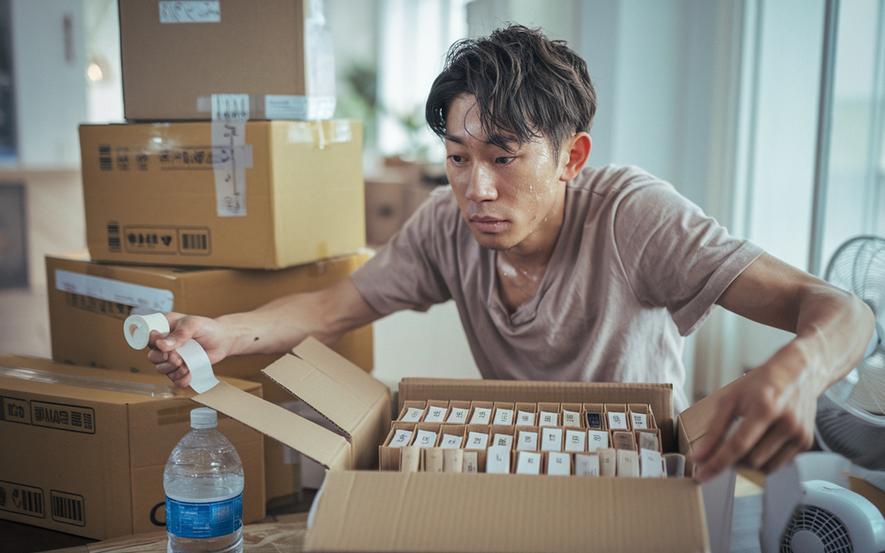 真夏の引っ越しを乗り切る荷造り時短術！単身赴任に役立つテクニックを解説の画像