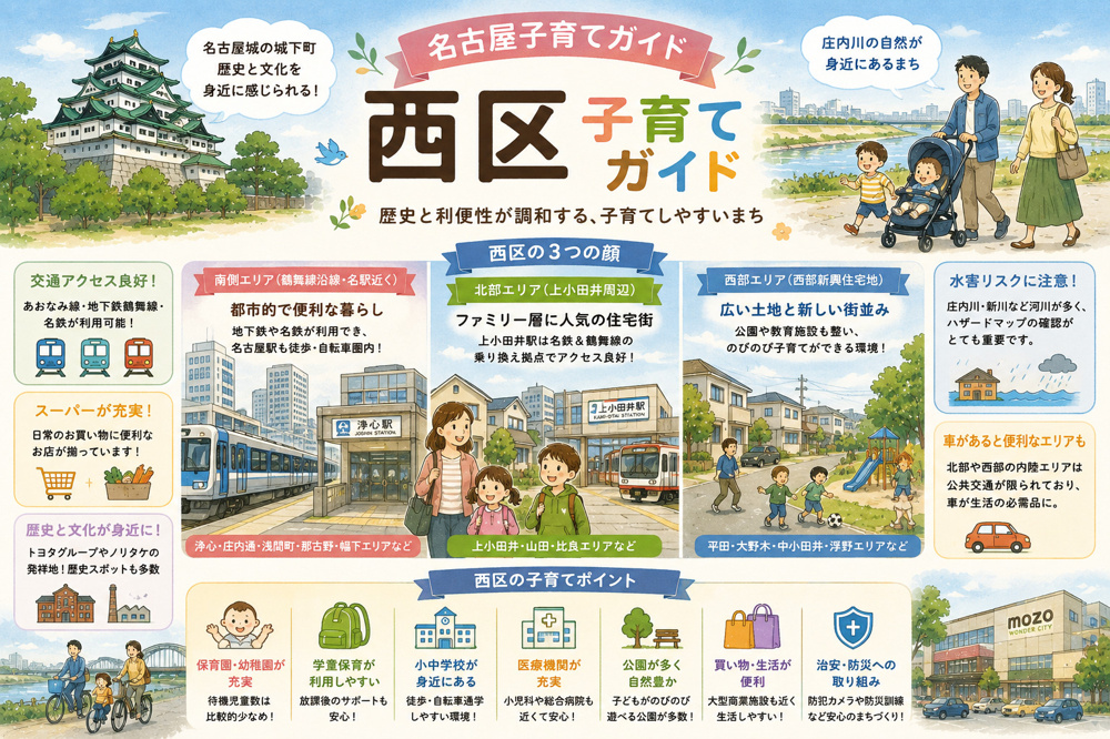 名古屋子育てガイド「西区」編の画像