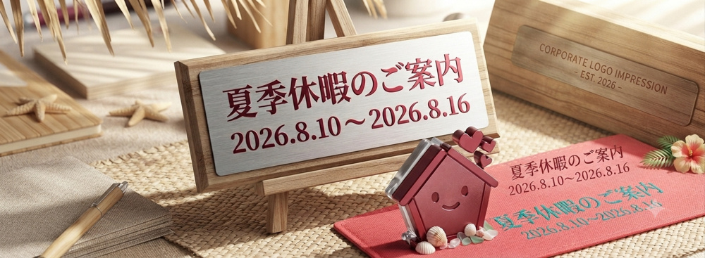 【お知らせ】夏季休業についての画像