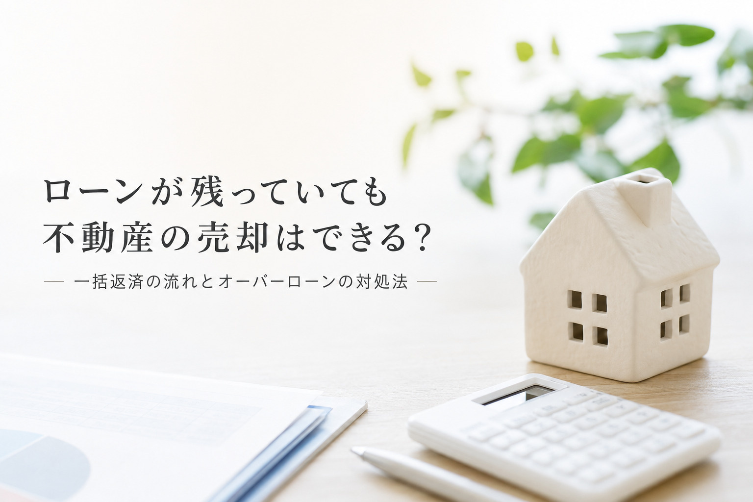 ローン残債と売却