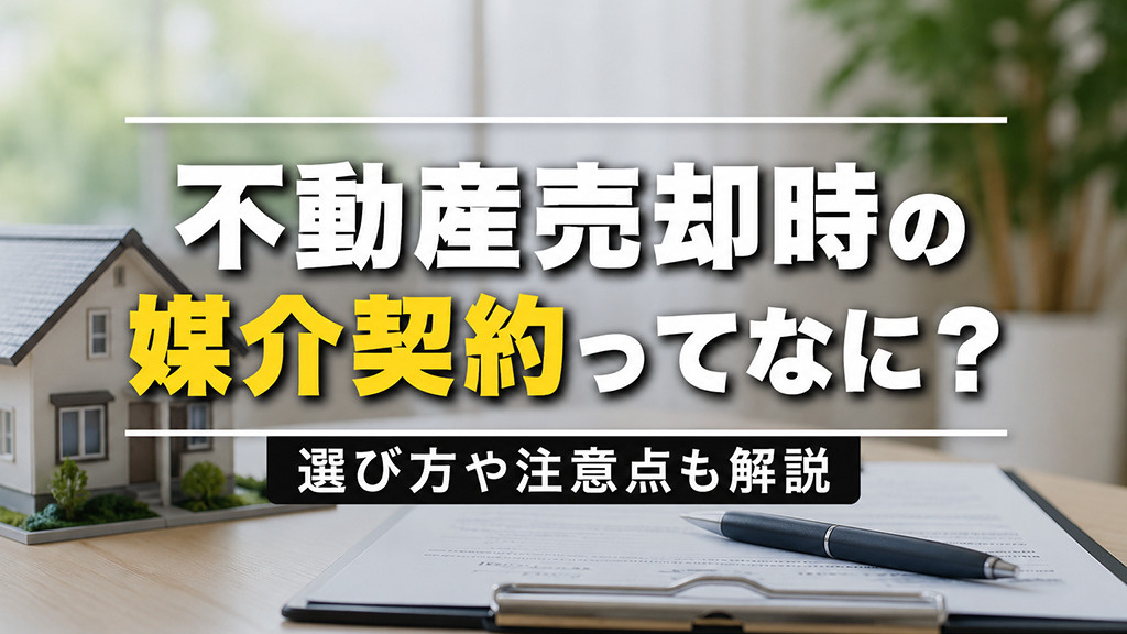 不動産売却時の媒介契約ってなに？選び方や注意点も解説の画像