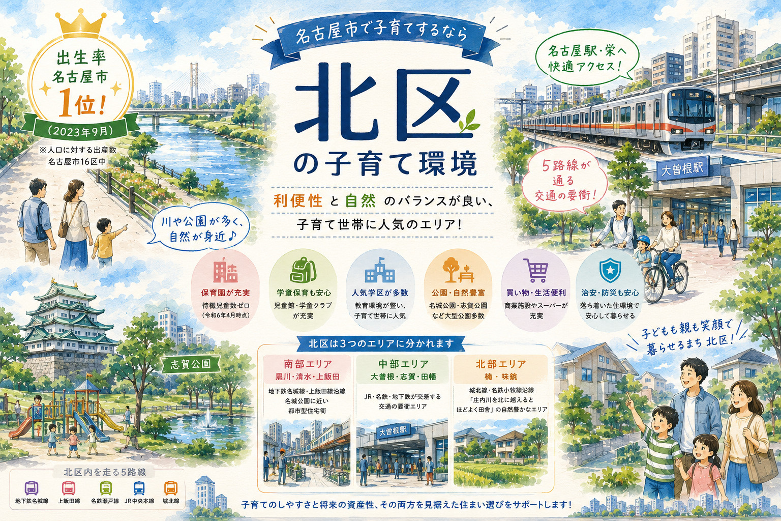 名古屋子育てガイド「北区」編の画像