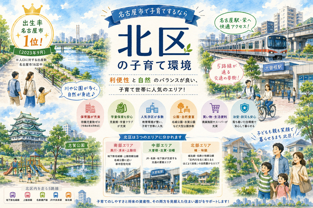 名古屋子育てガイド「北区」編の画像