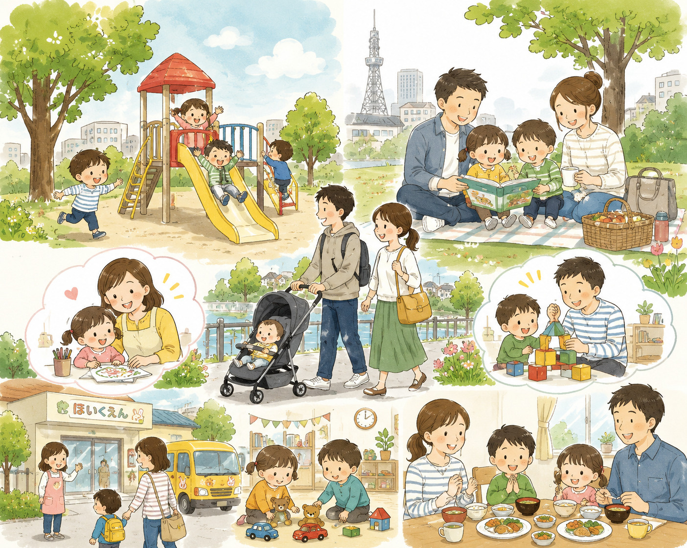 子育て風景