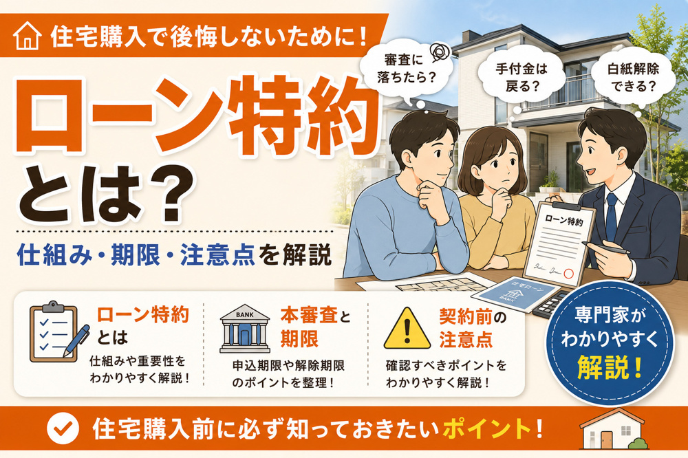 マイホーム購入！住宅ローン特約とは？白紙撤回の条件と注意点を徹底解説の画像