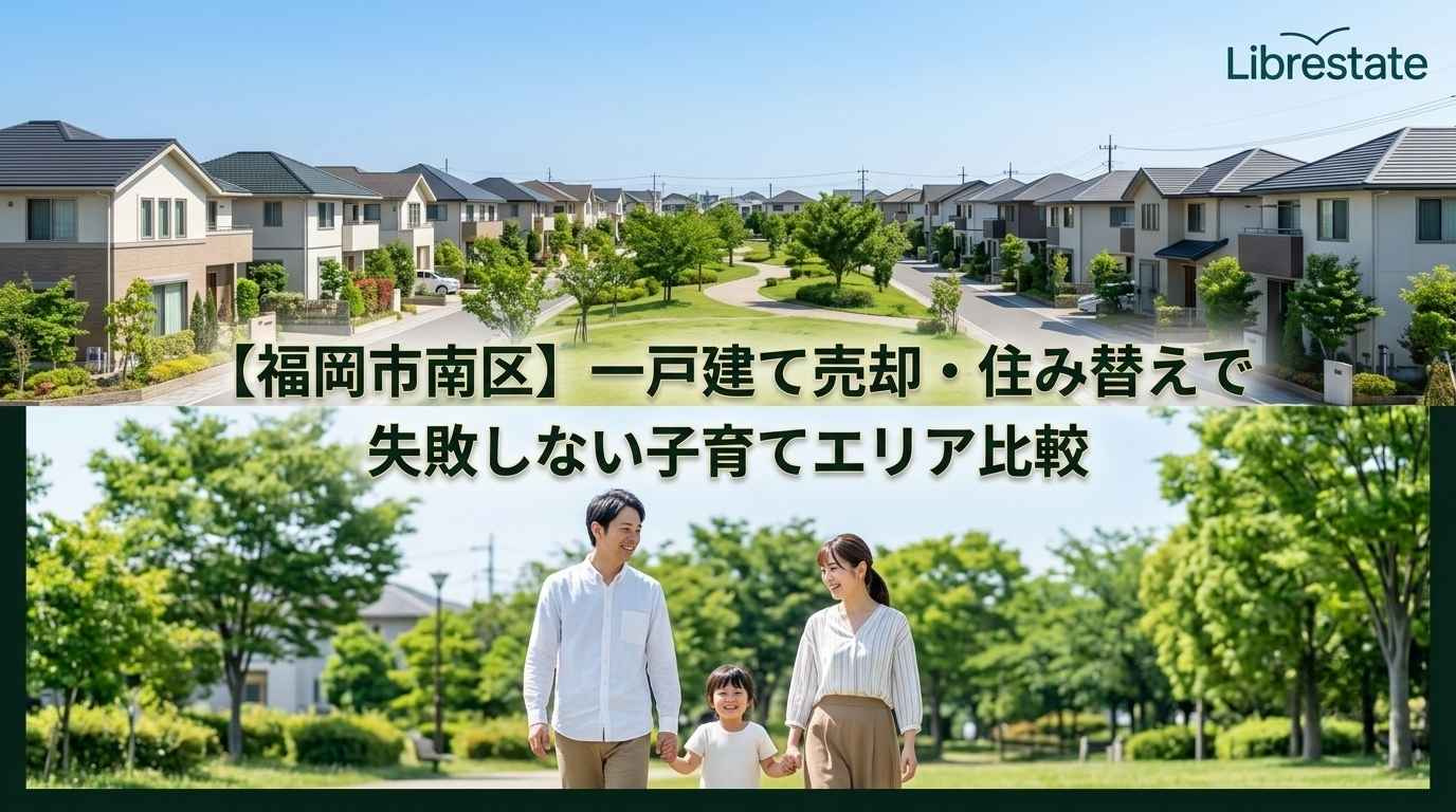 【福岡市南区】一戸建て売却・住み替えで失敗しない子育てエリア比較の画像
