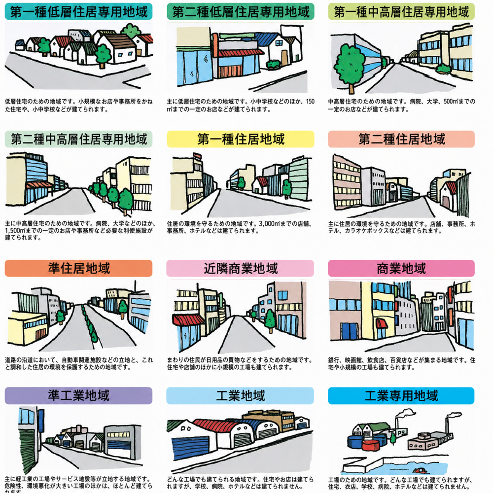 ～用途地域って何？～　不動産のプロが簡単に解説の画像