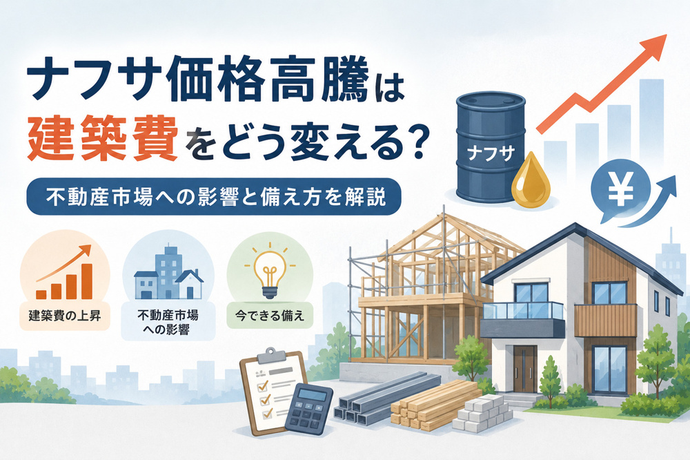 ナフサ価格高騰は建築費をどう変える？不動産市場への影響と備え方を解説の画像