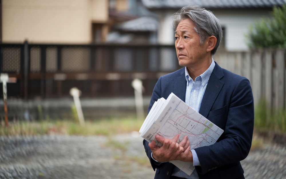 稲沢市で公図と現地が合わない土地？相続登記義務化前に境界不明や越境問題を確認する方法の画像