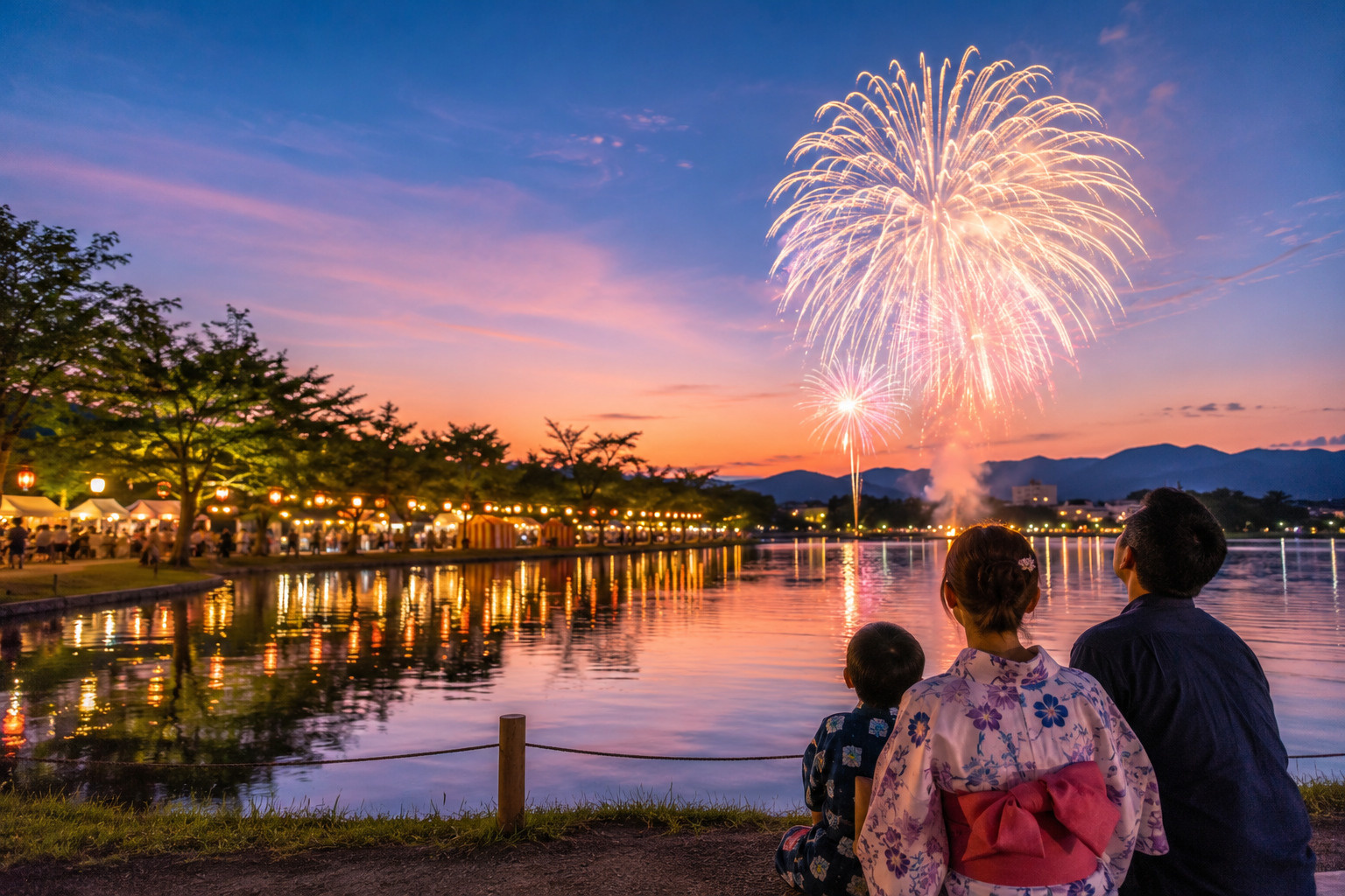 各務原市の夏を彩る「第38回おがせ池夏まつり花火大会」見どころと地域の魅力の画像