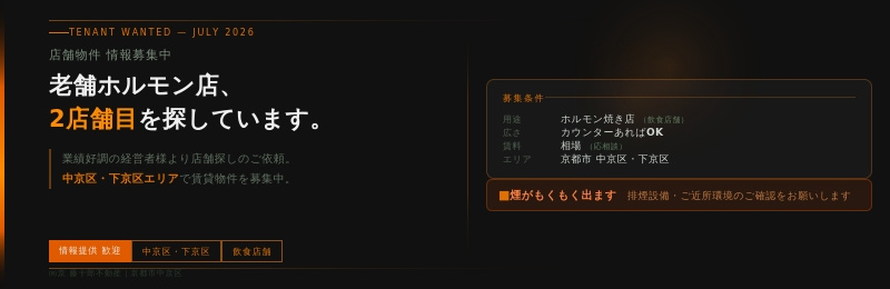 【求ム！】ホルモン焼肉店の画像