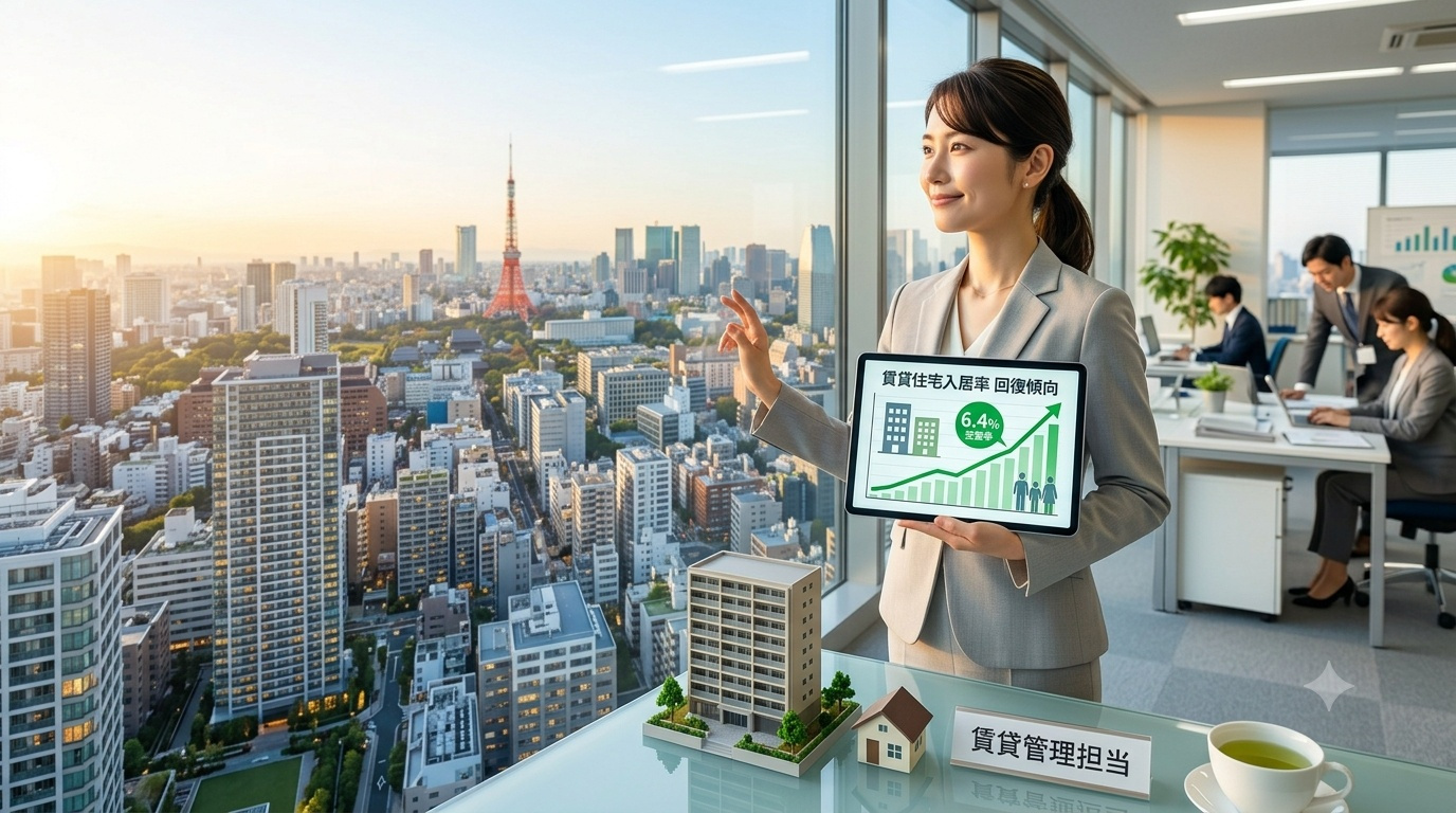 【2026年最新】東京23区の空室率が6.4％に回復！賃貸管理会社が今すぐ実践すべきエリア別対策と管理受託拡大の好機の画像