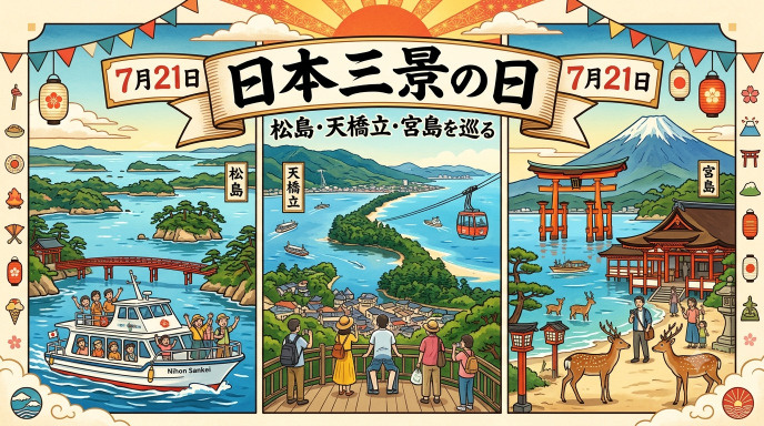 今日は　日本三景の日　ですの画像