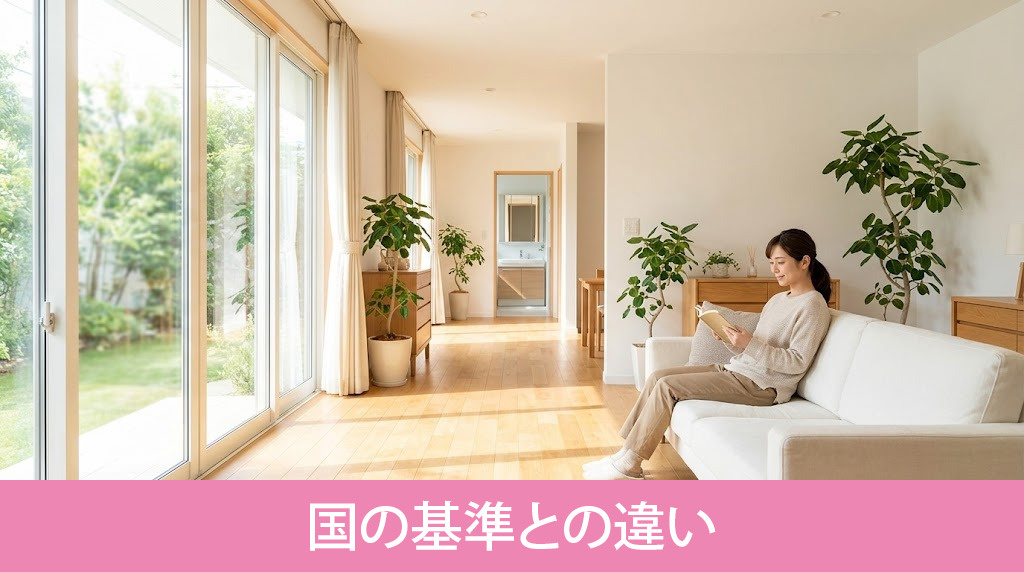 HEAT20の国の基準との違い