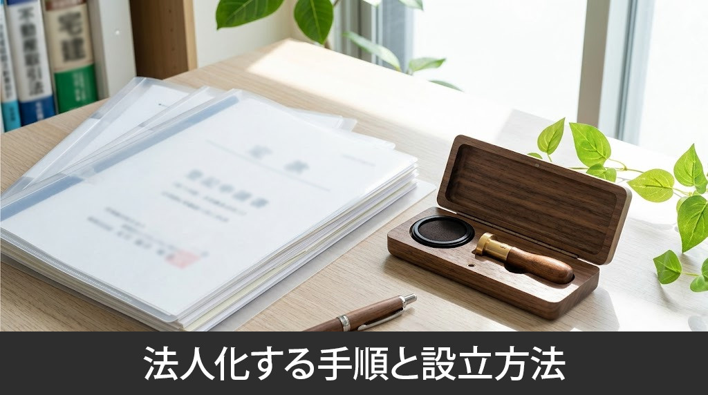 不動産投資を法人化する手順と設立方法