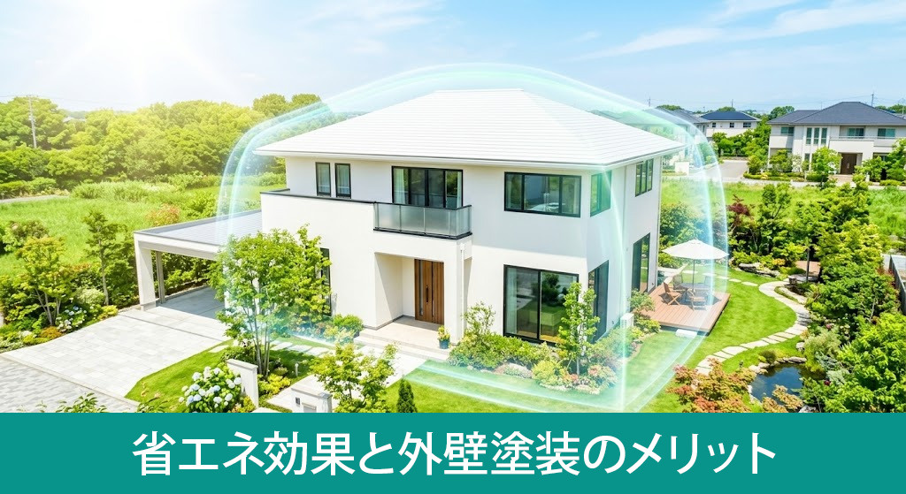 遮熱・断熱塗料の省エネ効果と外壁塗装のメリット