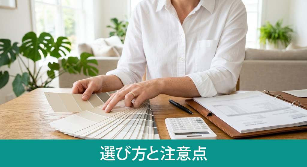 最適な塗料の選び方と注意点