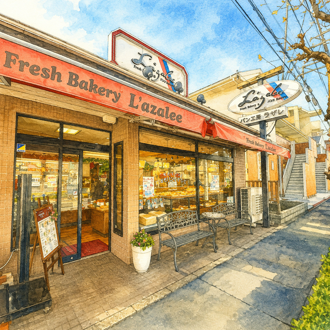 東大和市で長年愛されるパン屋さん「ラザレ東大和店」の画像
