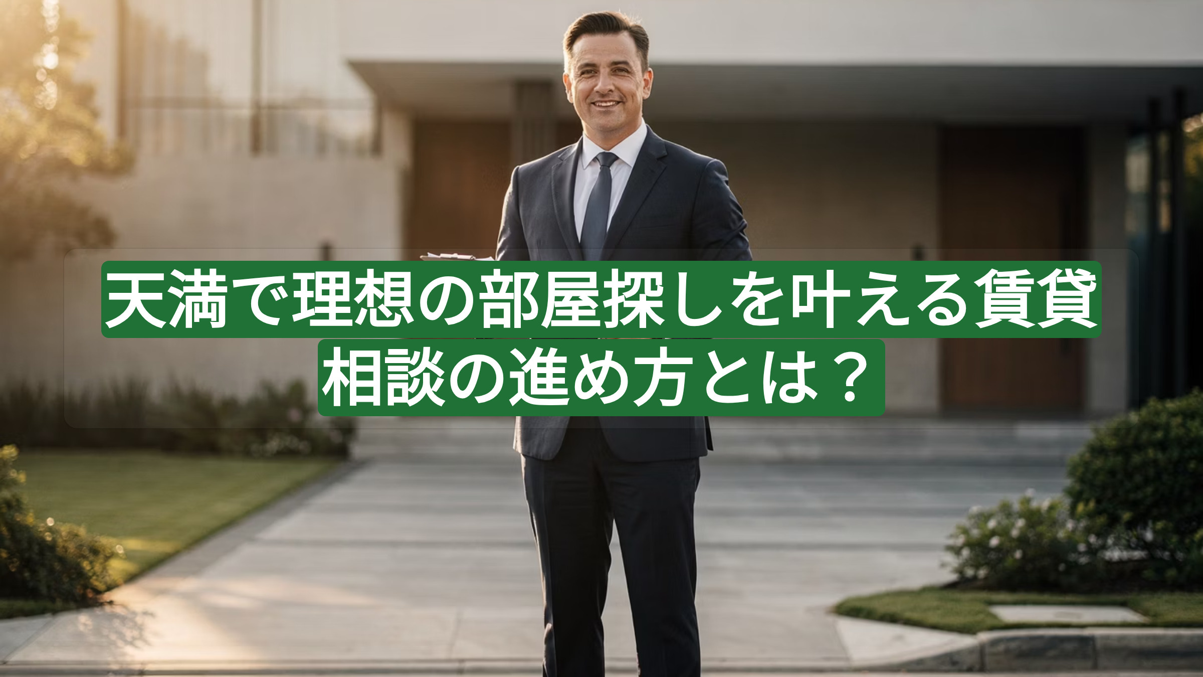 天満で理想の部屋探しを叶える賃貸相談の進め方とは？の画像