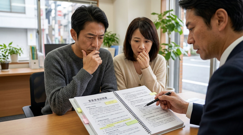 中古マンション購入、読み飛ばすと数百万の損!?「重要事項説明書」で必ず確認すべき3つの項目の画像