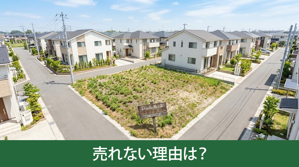 土地が売れない理由は？