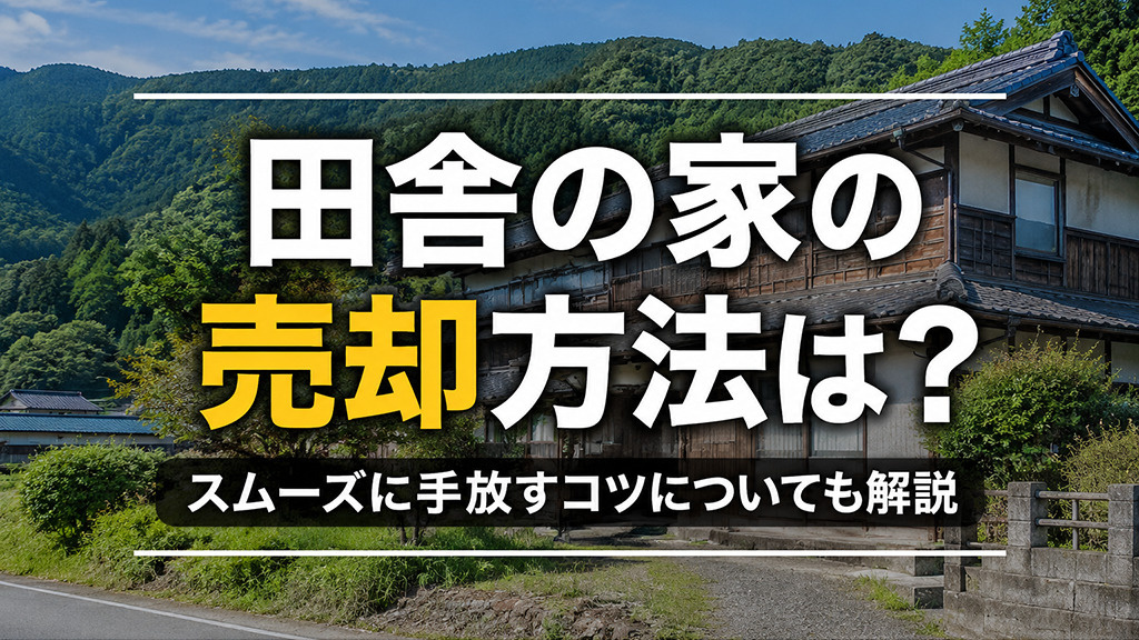 田舎の家の売却方法は？スムーズに手放すコツについても解説の画像