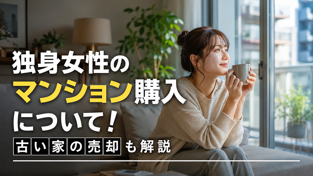 独身女性のマンション購入について!古い家の売却も解説の画像