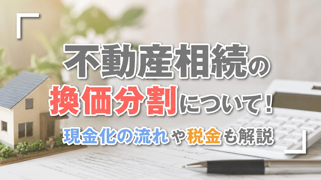 不動産相続の換価分割について！現金化の流れや税金も解説の画像