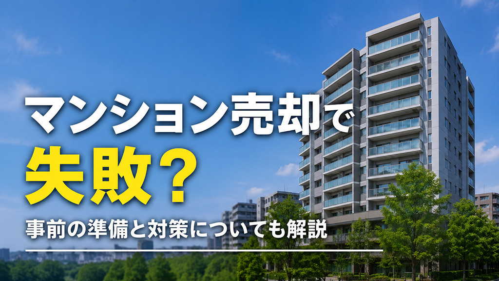 マンション売却で失敗？事前の準備と対策についても解説の画像