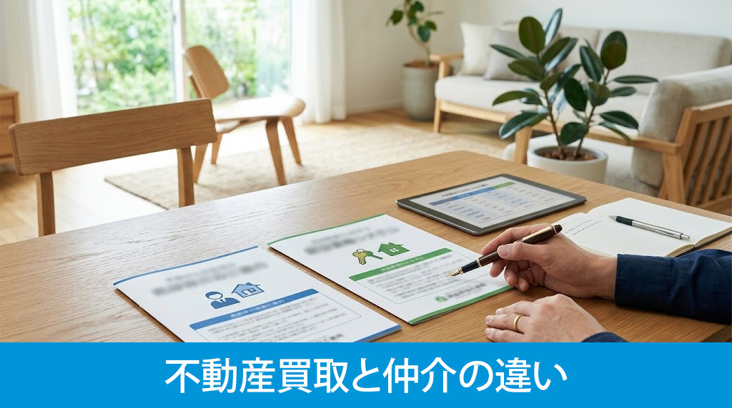 不動産買取と仲介の違い
