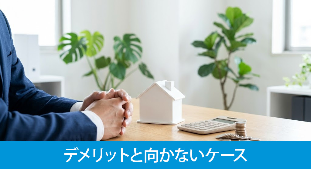 不動産買取のデメリットと向かないケース