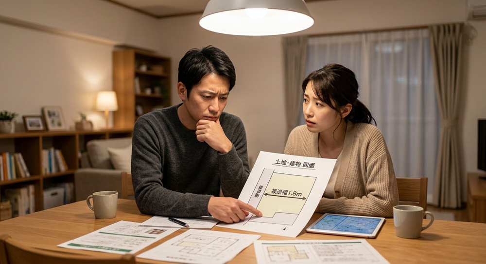 神戸市の土地購入、「接道2m未満」は将来売れなくなる？プロが警告する「再建築不可」の罠の画像