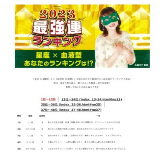 新春号　「占う」の巻の画像