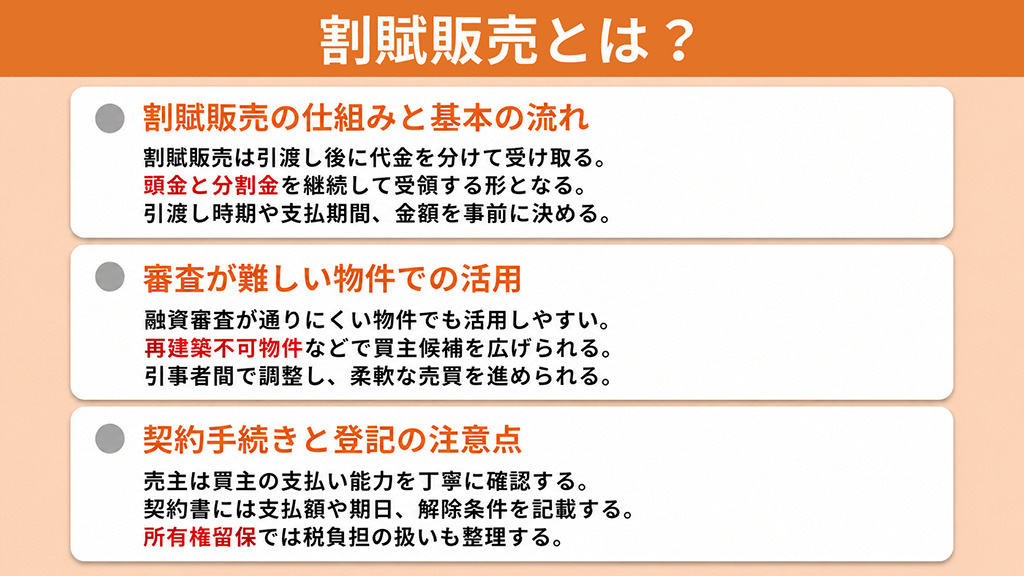  割賦販売とは？