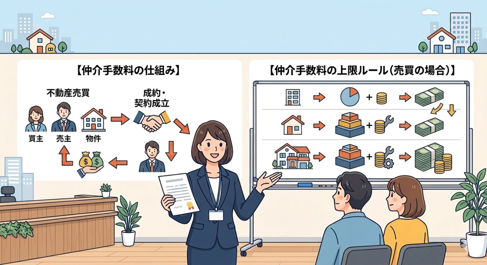 仲介手数料無料の仕組みとは？裏側と注意点をわかりやすく解説の画像