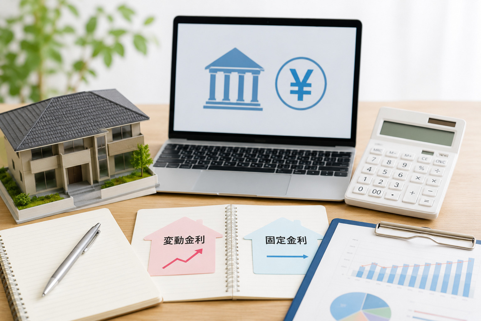 住宅ローンをネット銀行で選ぶコツは？変動と固定を比較して最安金利を見極める方法の画像