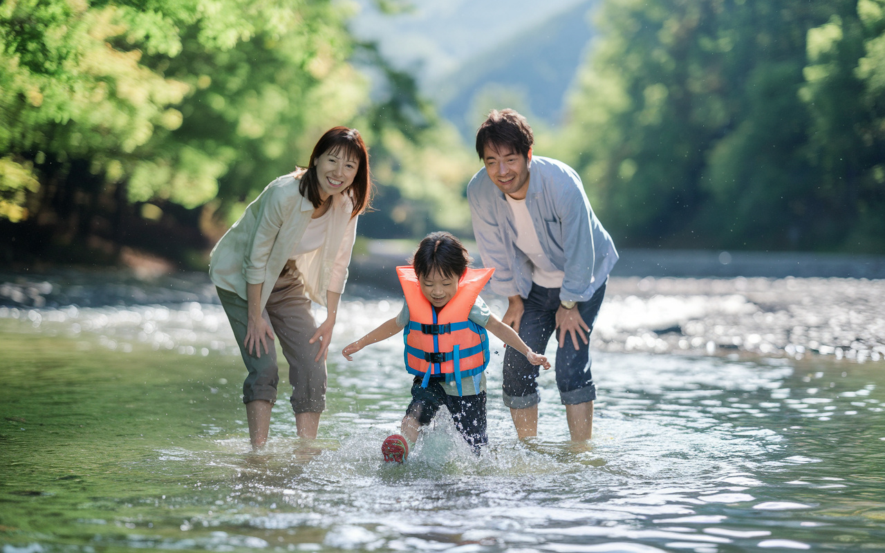 佐久市で夏を満喫する川遊びスポット！日帰りで楽しむ安全な過ごし方の画像