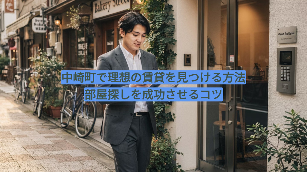 中崎町で理想の賃貸を見つける方法｜部屋探しを成功させるコツの画像
