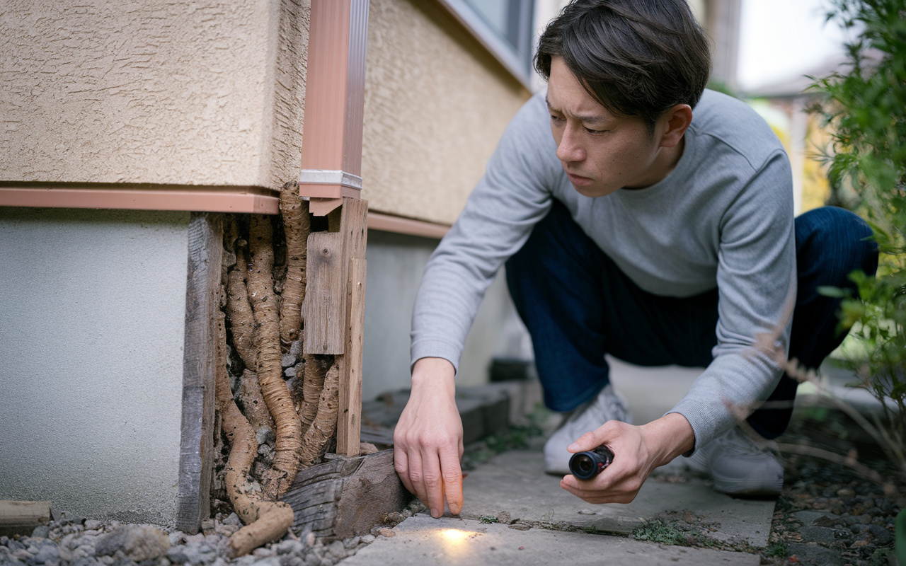 土浦市で中古戸建て購入前に確認したいシロアリ被害!見分け方のポイントを男性向けに解説の画像
