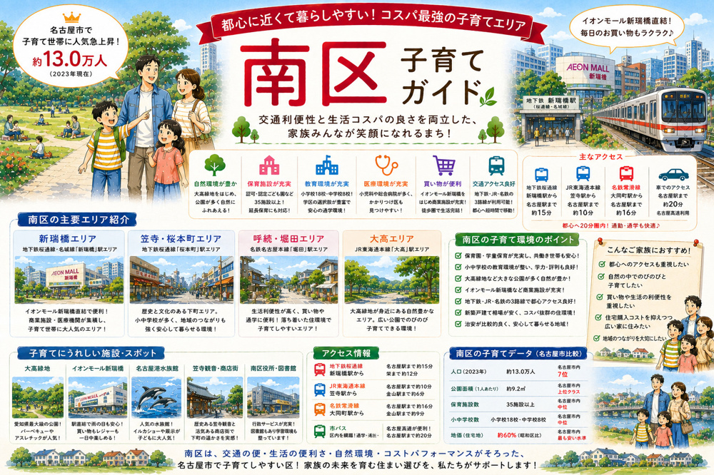 名古屋子育てガイド「南区」編の画像