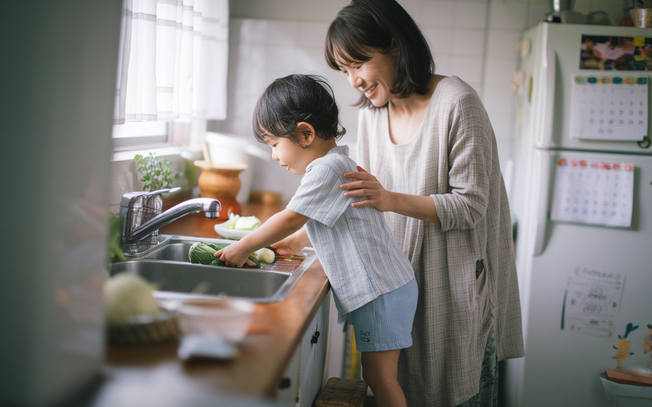 夏休みにお手伝いを子供にしてもらうコツは？暮らしに役立つ実践アイディアを紹介の画像