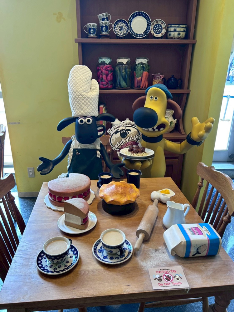 某羊アニメのカフェの画像