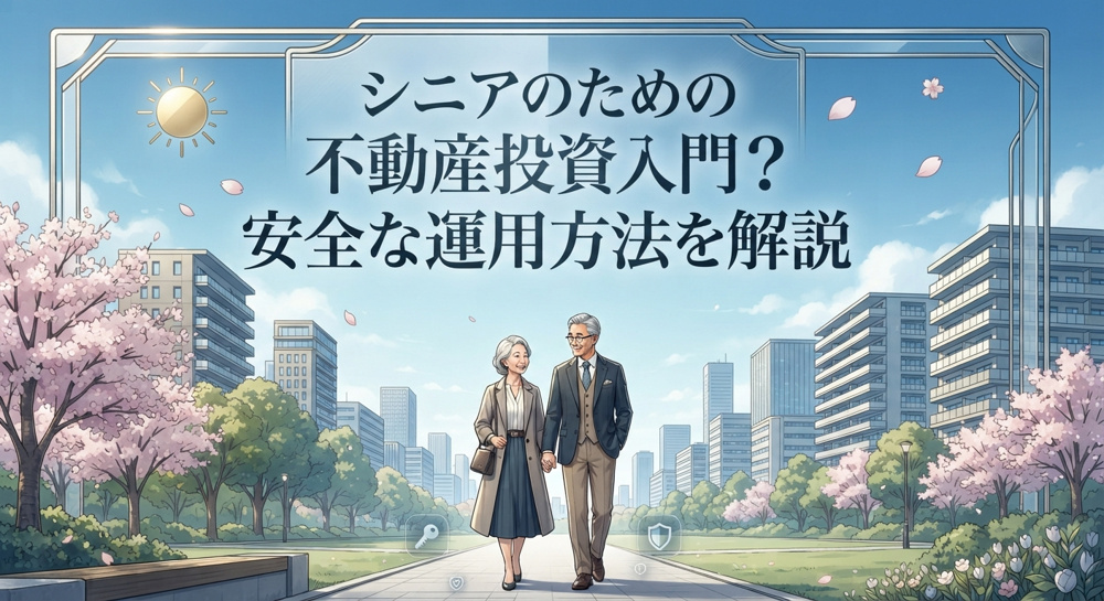 シニアのための不動産投資入門？退職金を守る安全な運用方法を解説の画像