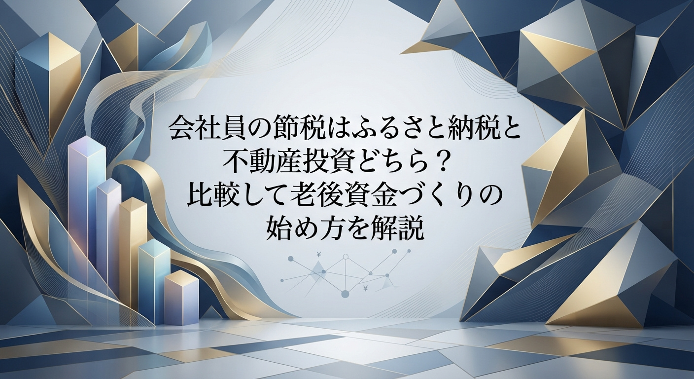 会社員の節税はふるさと納税と不動産投資どちら？比較して老後資金づくりの始め方を解説の画像
