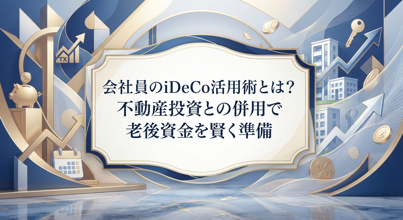 会社員のiDeCo活用術とは？不動産投資との併用で老後資金を賢く準備の画像