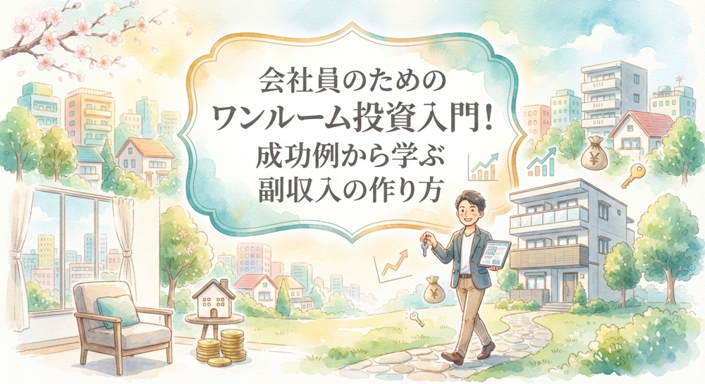 会社員のためのワンルーム投資入門！成功例から学ぶ副収入の作り方の画像