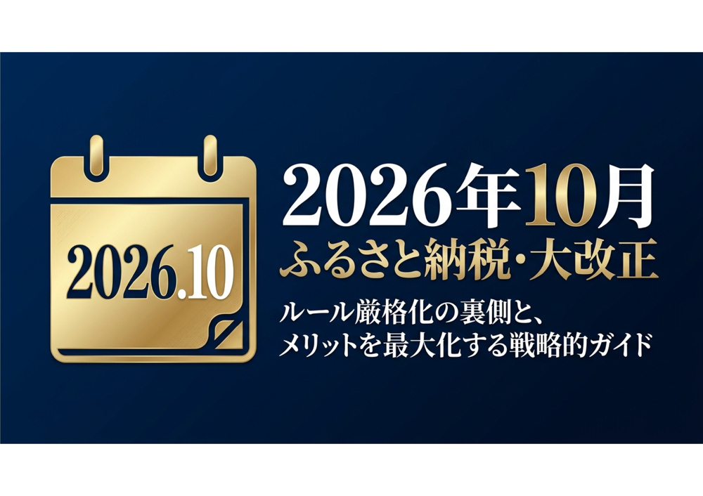 【2026年10月改正】ふるさと納税はどう変わる？生活防衛のための新常識と賢い対策の画像